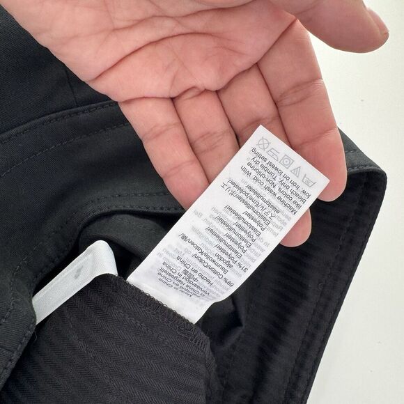 NEW J. Crew Wide Leg Flare Pant Stretch Twill Black Size 2 Frankie Chino Trouser - Picture 12 of 13